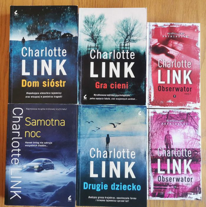 Zestaw thrillerów - 5 sztuk - Charlotte Link