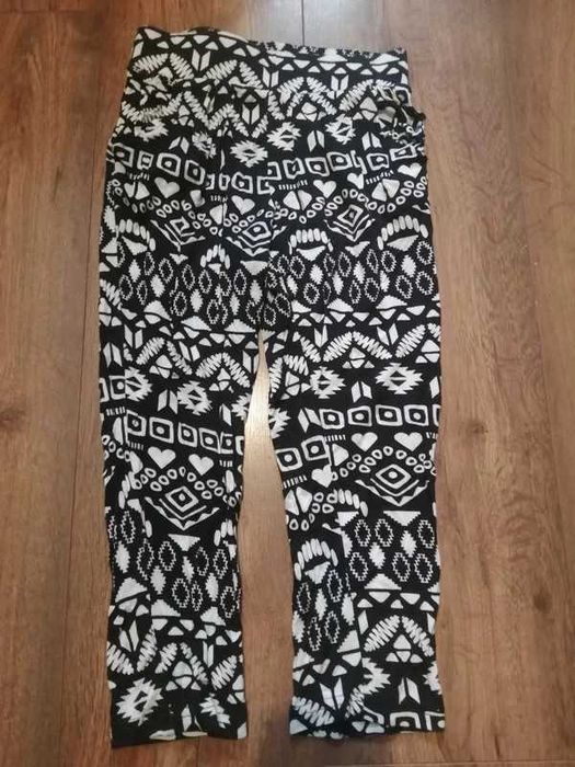 Spodenki luźne, czarno-biale dziecięce