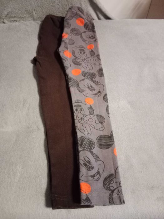 Legginsy spodnie getry cieplejsze dla dziewczynki myszka Minnie miki122