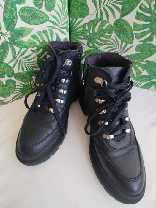 Botki trzewiki damskie skóra 37