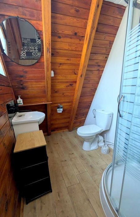 Domki 8-osobowe Skorzęcin | 350 m od plaży | Zadaszony taras i grill | Domek nad jeziorem, noclegi w Skorzęcinie