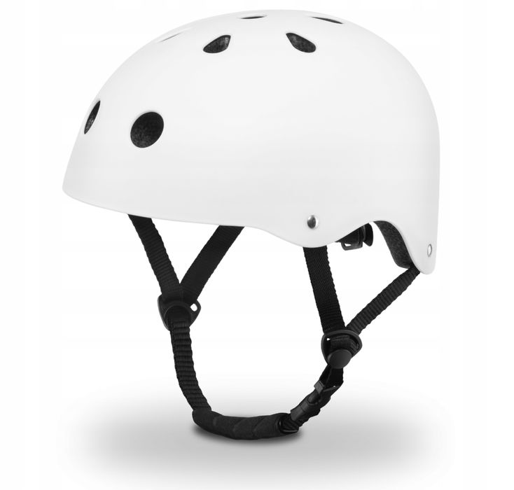 Kask rowerowy dla dzieci Lionelo Helmet biały