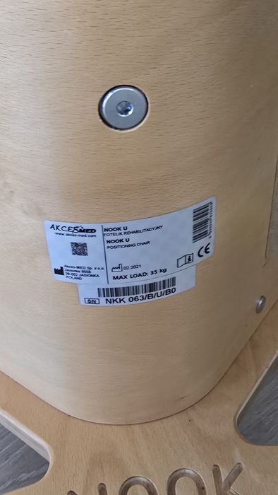 fotelik narożny rehabilitacyjny NOOK U