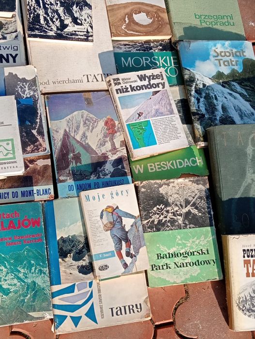 Książki. Góry. Tatry. Pieniny. Beskidy. Sudety.