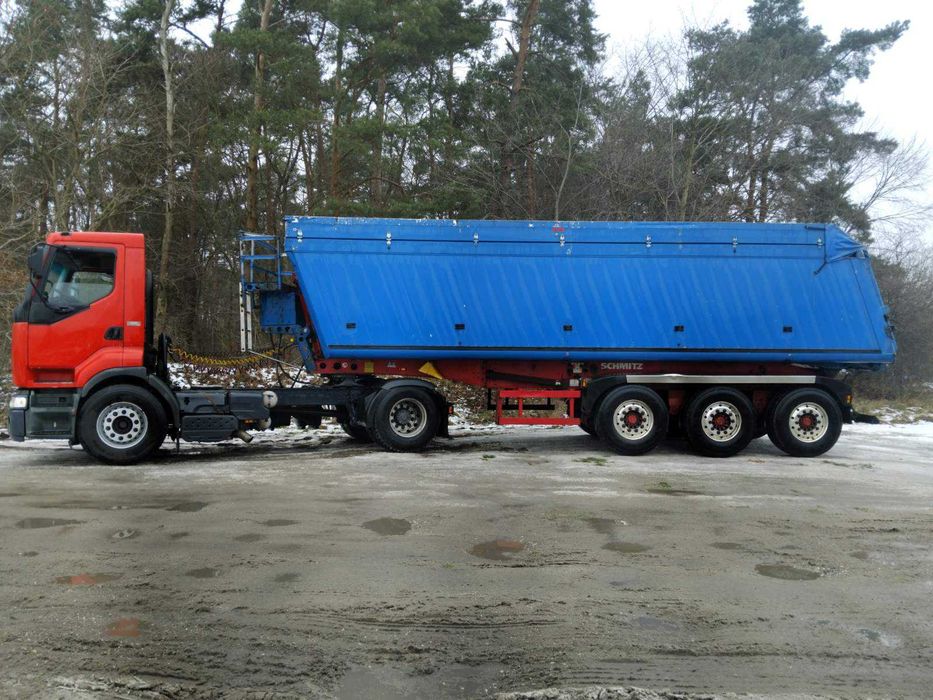 Renault Premium 420 Automat 2005 + Wywrotka Schmitz | Po serwisie | FV