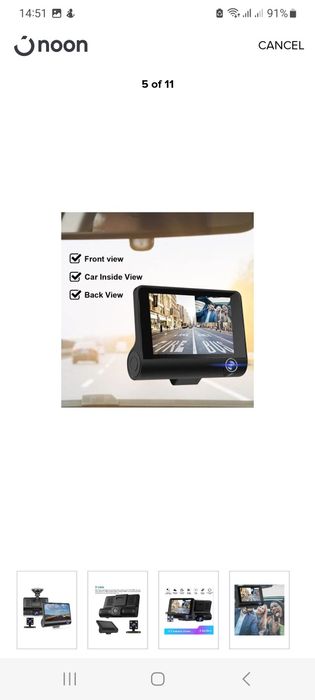 Dash cam camara video para carro