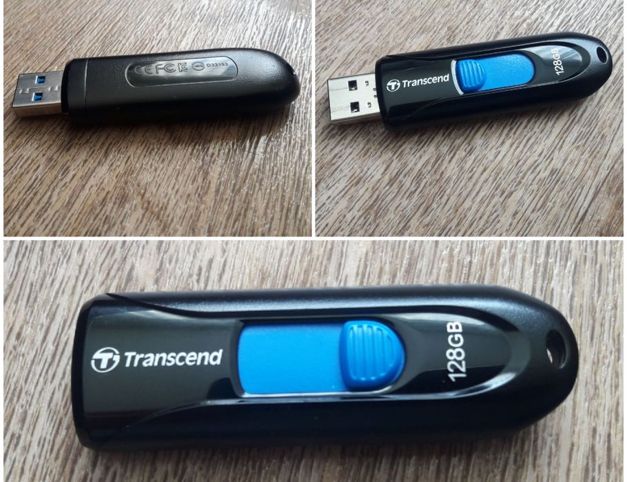 Флешка, USB, юсб, 128гб. Трансенд, Transcend.