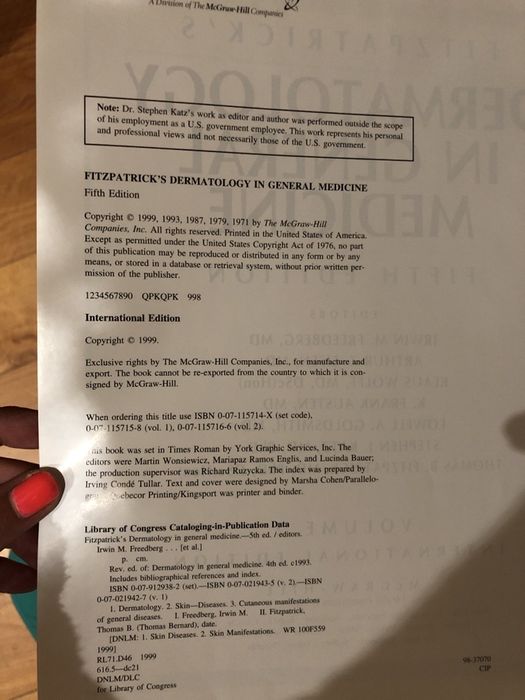 Dermatology in general medicine vol II fitzpatrick's