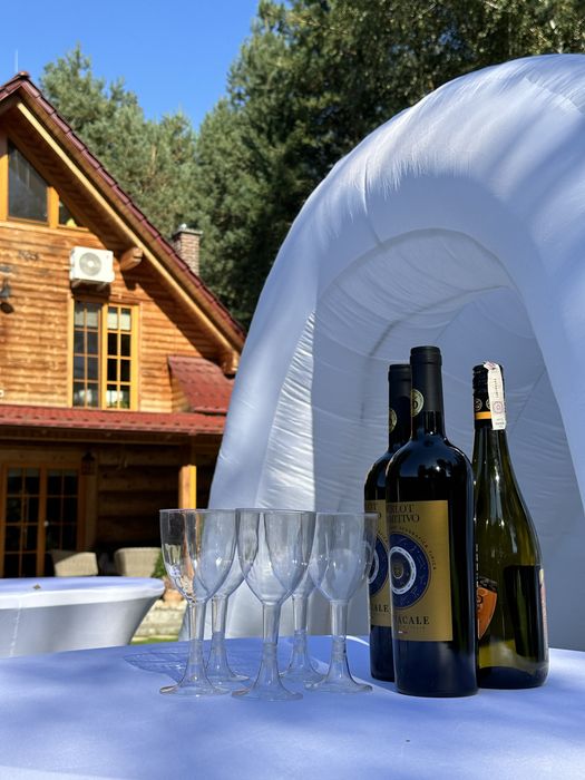Namiot imprezowy w kształcie igloo 6m, urodziny, osiemnastka, reklama
