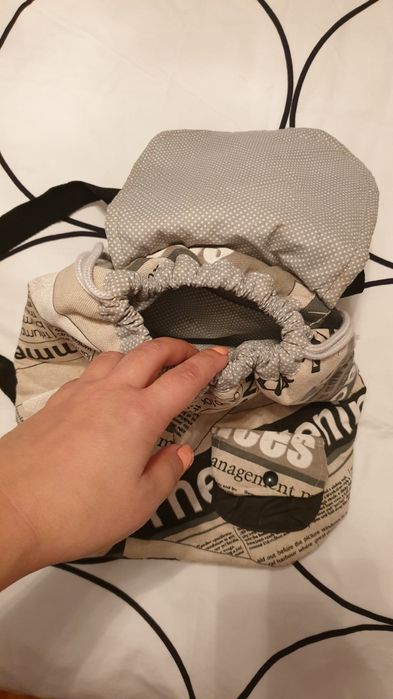 Mochila Handmade forrada c/ bolsas