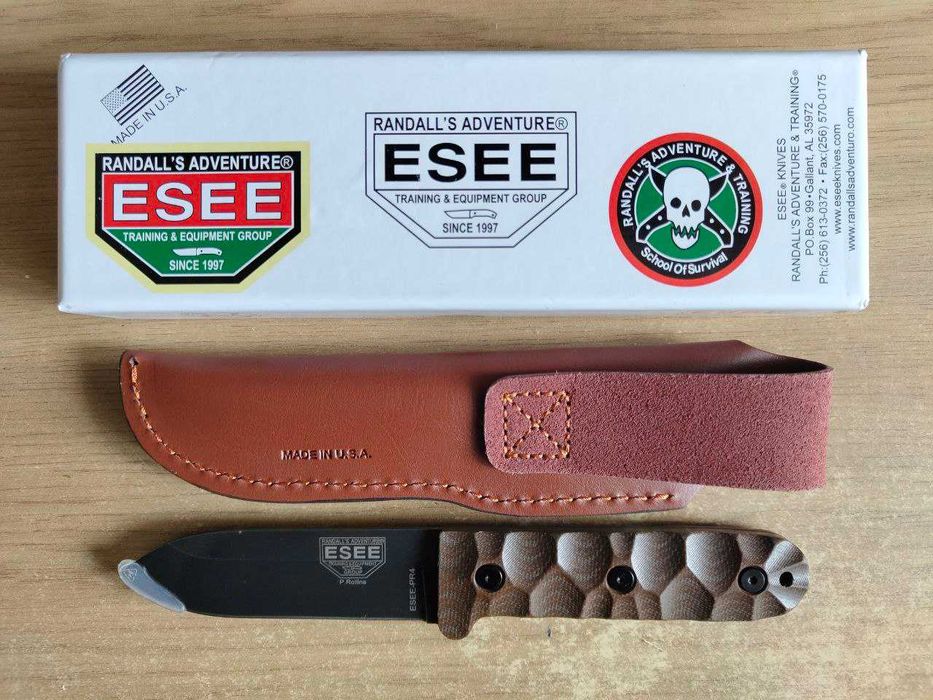 Брелок EDC компактний фіксед фултанг ESEE Camp Lore PR4 Micarta