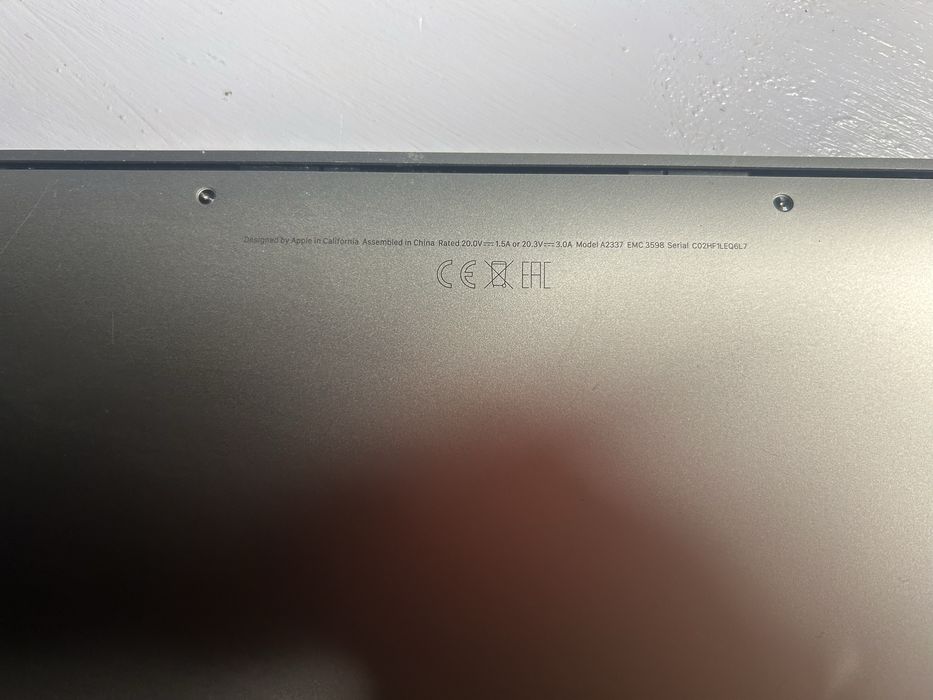 Macbook Air M1 2020