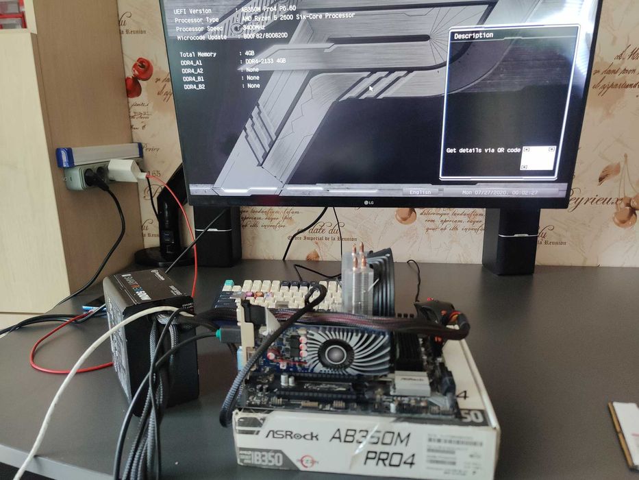 Материнська плата ASRock AB350M Pro4 (sAM4, AMD B350, PCI-Ex16) ryzen