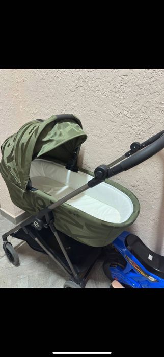 Люлька cybex melio street olive green