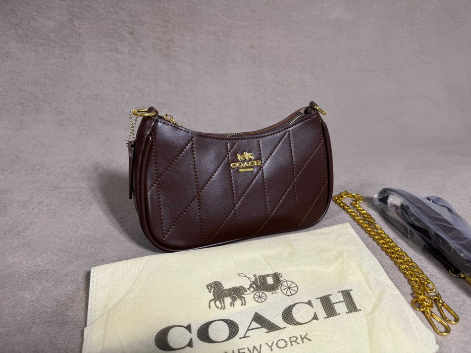 Сумка через плече COACH | класична жіноча сумочка КОУЧ у стильному та елегантному дизайні