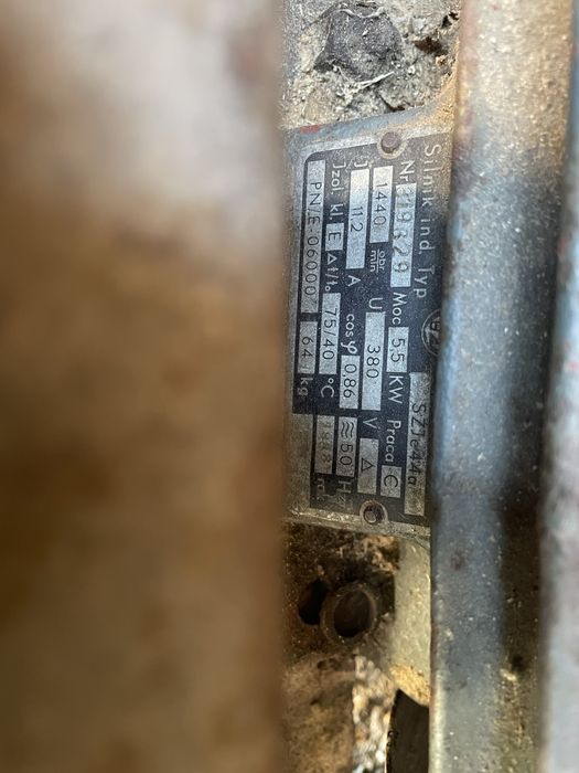 Silnik 5,5kW z wałem