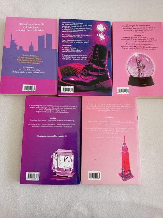 O diário da princesa - livros 1 a 5 - Meg Cabot