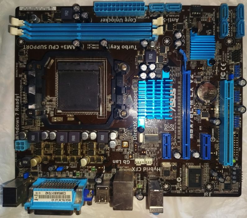 Материнська плата asus m5a78l-mv lx V2 am3+ ddr3