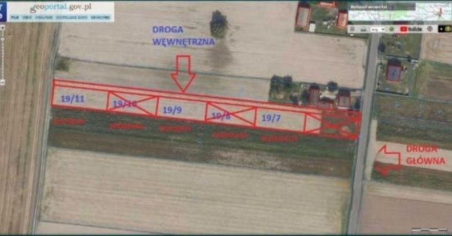 Działka budowlana z warunkami zabudowy Dębe k.Kalisza