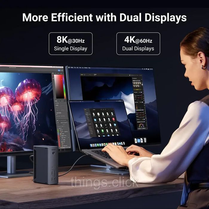 Нова док-станція UGREEN Revodok Max 213 Thunderbolt 4 (13-in-1)