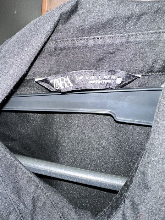 Сорочка блузка, нарядна із шифоновими рукавами Zara