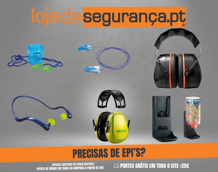 Auriculares Tampões Auditivos Detetáveis Reutilizáveis Dispensadores