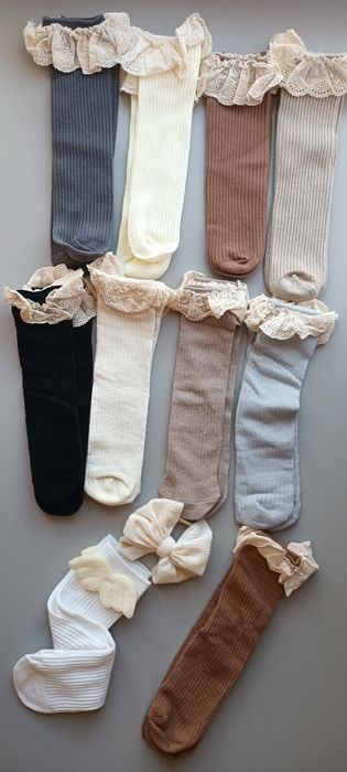 Набір дитячий пов'язочка та носочки, гольфи дитячі.