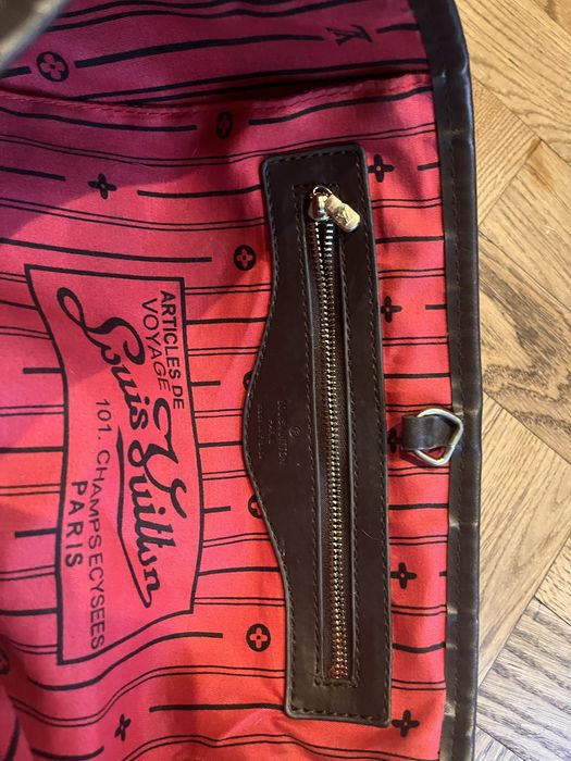 Louis Vuitton Neverfull MM – Damier Ebene (z kosmetyczką)