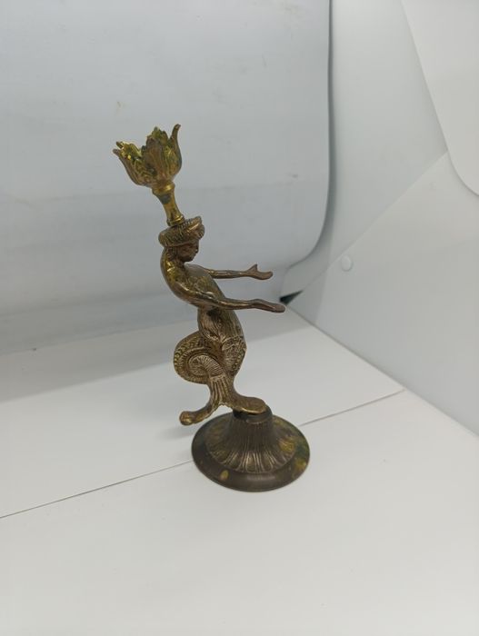 Статуетка фігурка Русал підсвічник свісник латунь бронза латунная брон