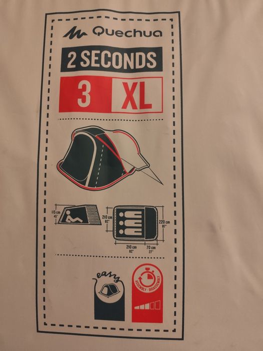 Tenda quechua 3 lugares