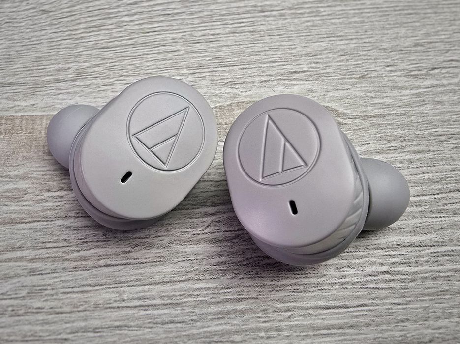 Бездротові вологостійкі навушники Audio-Technica (ATH-SPORT7TW) Gray