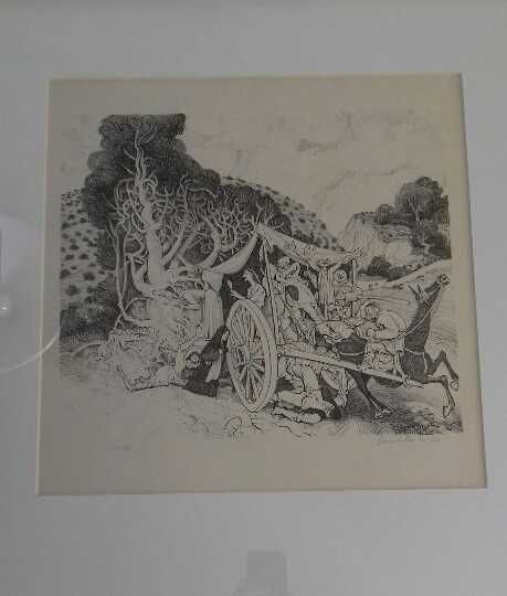 Lima de Freitas Lithograph, 1960s – with Frame64285163787394121