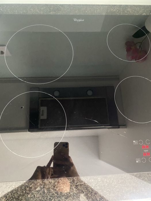 Placa vitrocerâmica whirpool