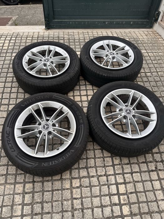 Conjunto jantes 16 mercedes (Classe A)