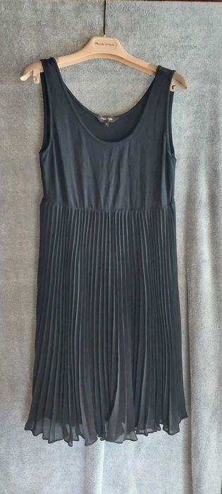Sukienka z wiskozy z plisowaną spódnicą L xl