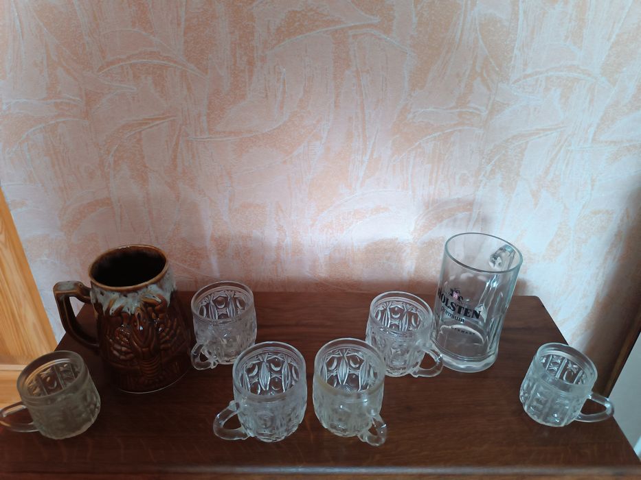 Бокалы100мл,200мл,500мл.Стаканы высокие 6 шт.