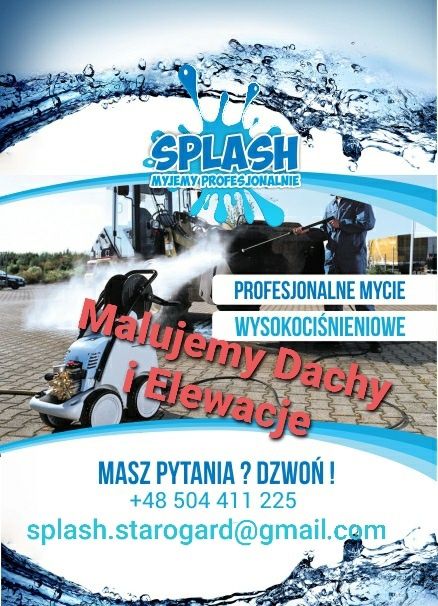 Mycie Malowanie Elewacji Dachu Kostki Wycinka Drzew Podnośnik Koszowy