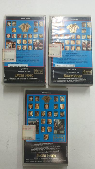 A Volta ao Mundo em 80 Dias (1989) Coleção VHS Completa (Partes I, II, III)
