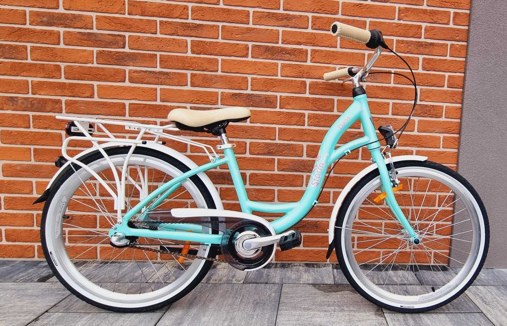 Storm Daisy na kołach 24”, lekkie, miejskie, bagażnik