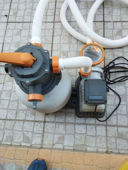 Motor/filtro areia para piscina, com garantia