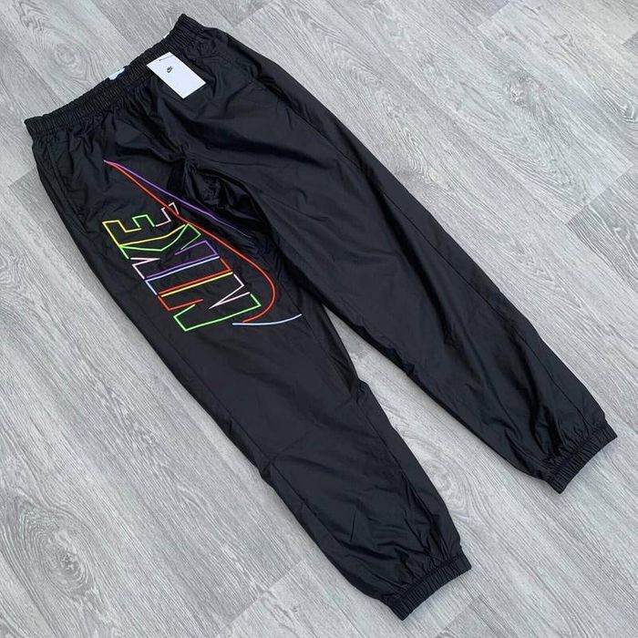 Штани нейлонові Nike/спортивні нейлонові штани найк/nike big logo