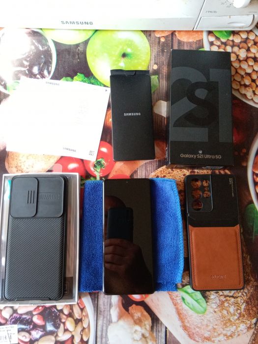 Samsung S21 Ultra+ 5G .12/128GB Phantom Black (SM-G998)