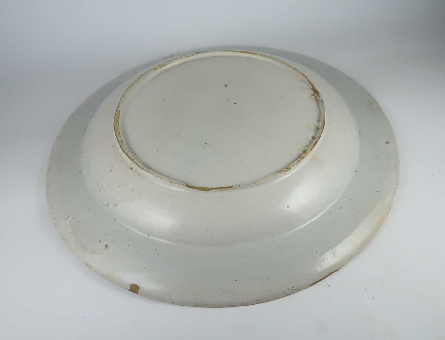 Prato Grande Faiança Séc. XIX - Andorinha - 35 cm
