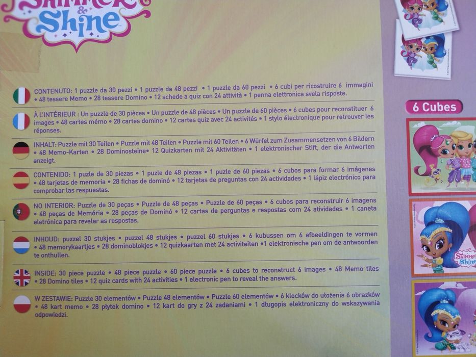 Jogos desenvolvimento Edukit Mega 7in1 Shimmer&Shine