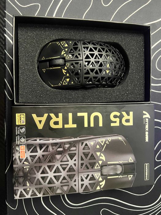 ‼️Attack Shark R5 Ultra игровая мышка из карбона‼️NEW‼️Гарантия‼️