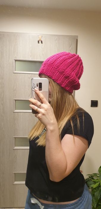 Czapka zimowa akryl + wełna