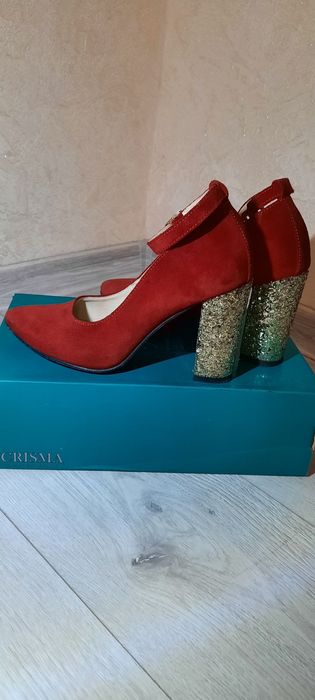 Жіночі туфлі із натурального замша 37р.