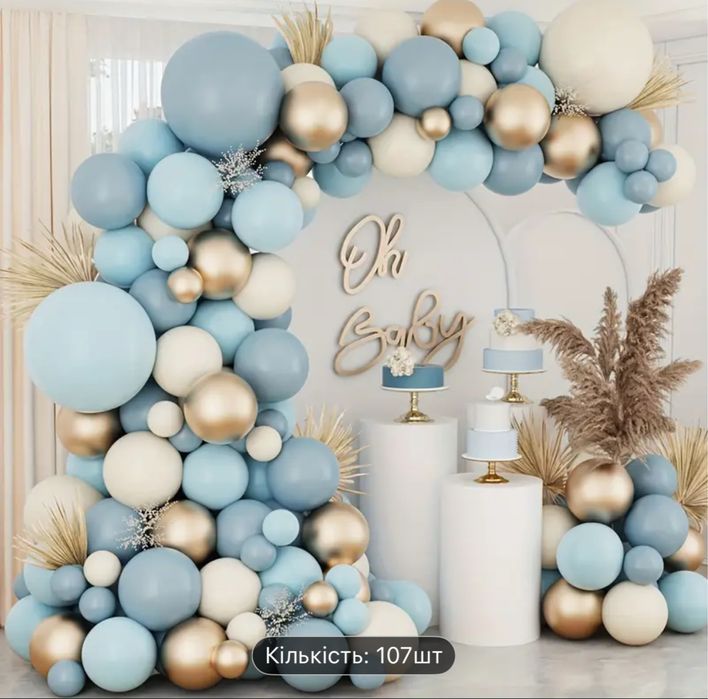 Повітряні кульки 185 шт