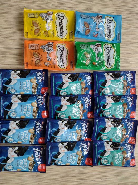 Purina Felix Party Mix + Dreamies ~ zestaw przysmaków dla kota