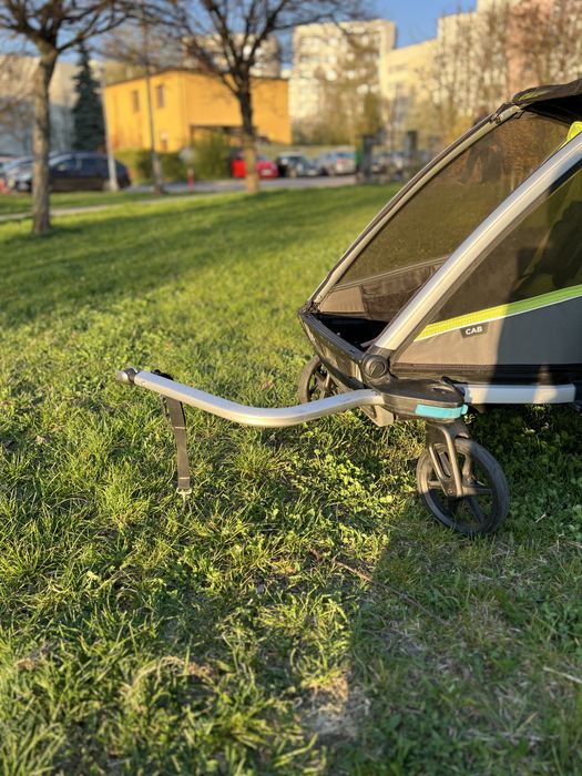 Przyczepka rowerowa Thule Cab 2 zielona